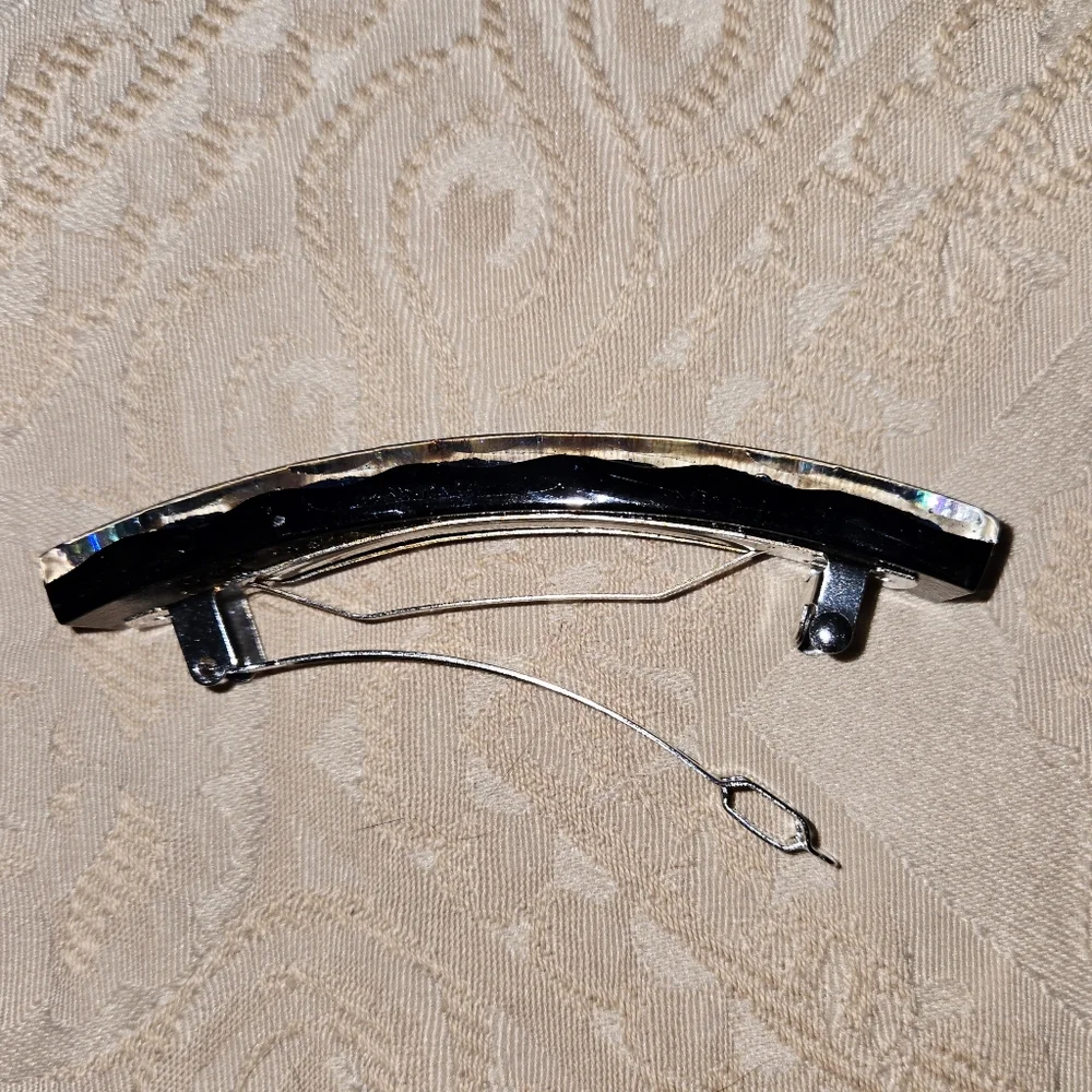 Dichroic Glass Artisan Made Barrette